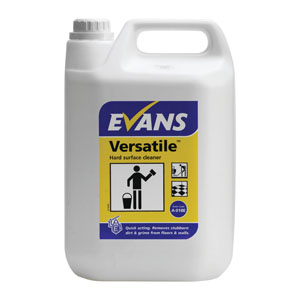 Evans Versatile A018 - Hard Surface Cleaner - 5 Litre - 1x Per Pack